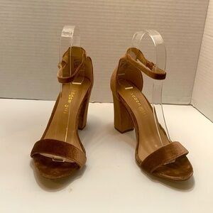 Madden Girl Bella Rose Colored Block Heel Sandals - Size 6